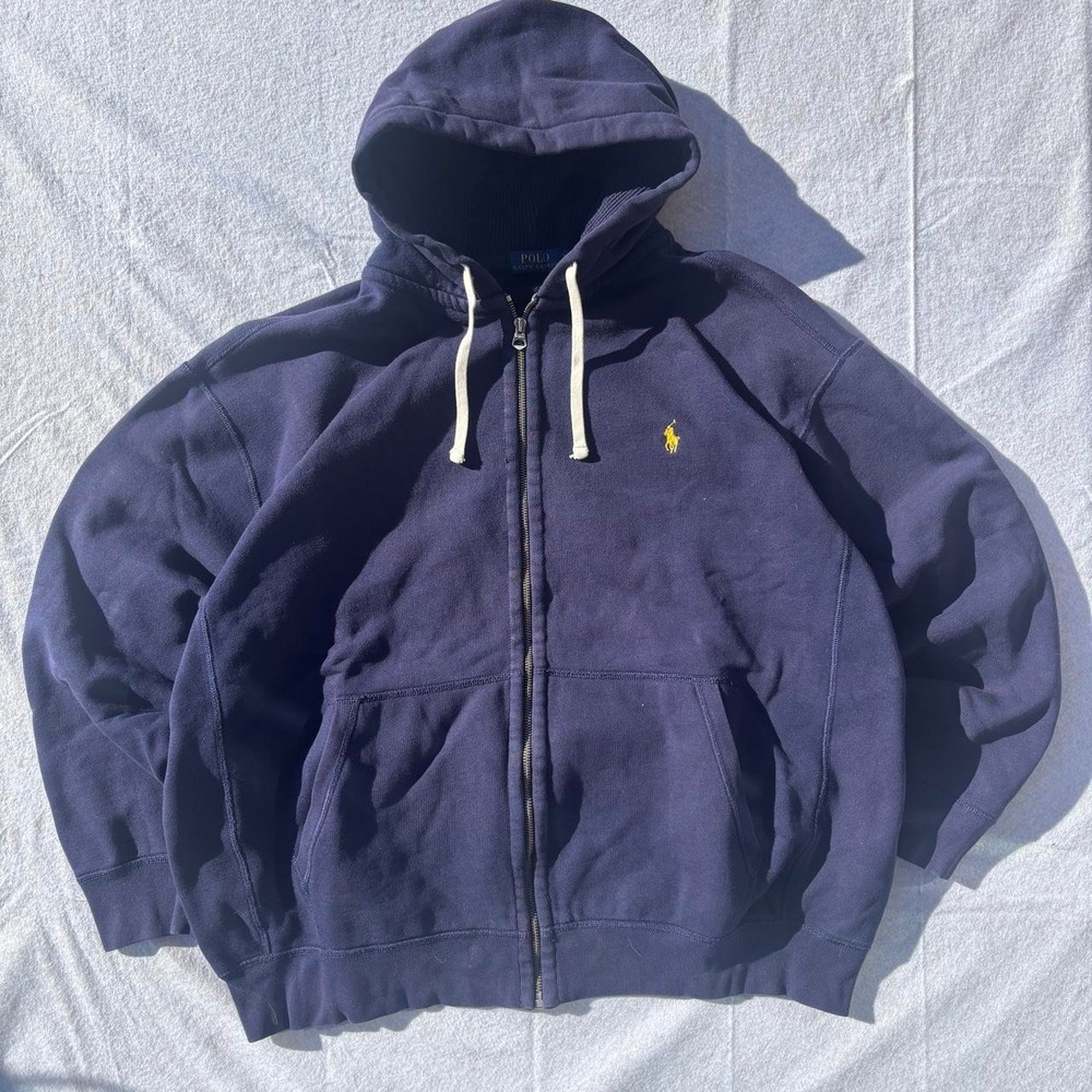 Navy Polo Ralph Lauren Full-Zip Hoodie - 2XB